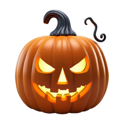 Sample input: carved Halloween pumpkin