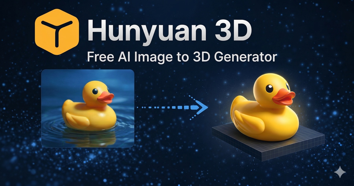 Hunyuan 3D | Free AI Image to 3D Generator - No Signup